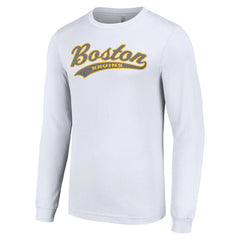Boston Bruins Starter Tailsweep T-Shirt - White T-shirts