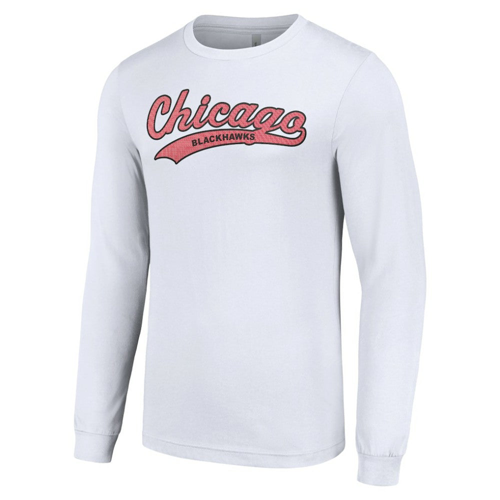 Chicago Blackhawks Starter Tailsweep T-Shirt - White T-shirts