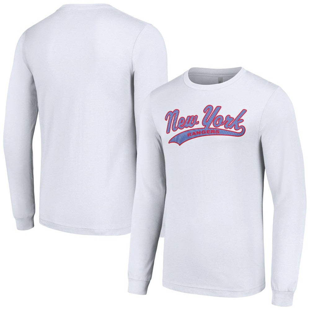 New York Rangers Starter Tailsweep T-Shirt - White T-shirts