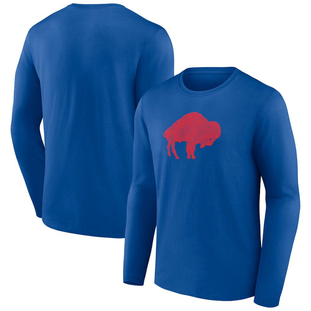 Buffalo Bills Throwback Long Sleeve T-Shirt - Royal online
