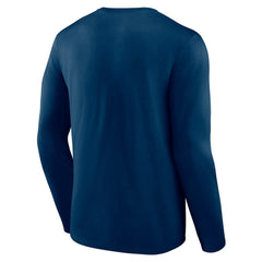 Chicago Bears Throwback Long Sleeve T-Shirt - Navy on sale