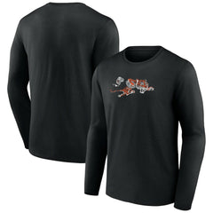 Cincinnati Bengals Throwback Long Sleeve T-Shirt - Black online