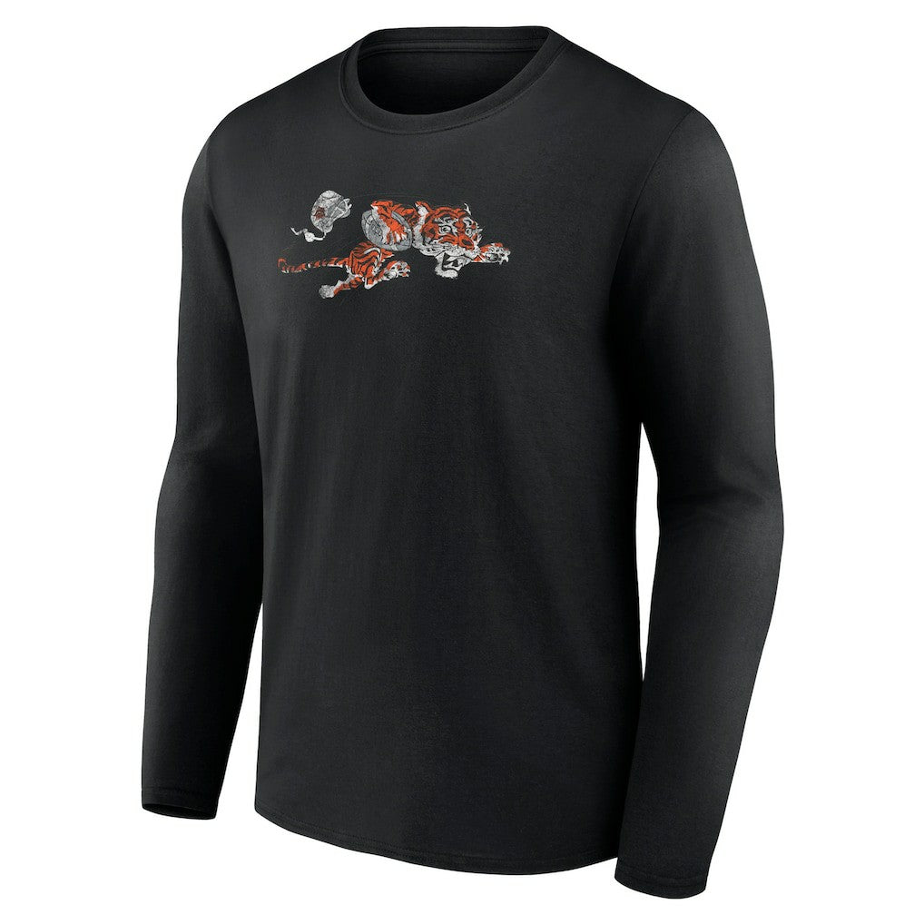 Cincinnati Bengals Throwback Long Sleeve T-Shirt - Black online