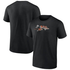Cincinnati Bengals Throwback T-Shirt - Black on sale