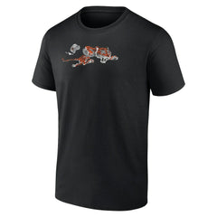 Cincinnati Bengals Throwback T-Shirt - Black on sale