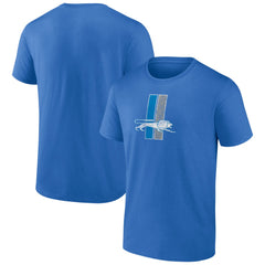 Detroit Lions Throwback T-Shirt - Blue cheap
