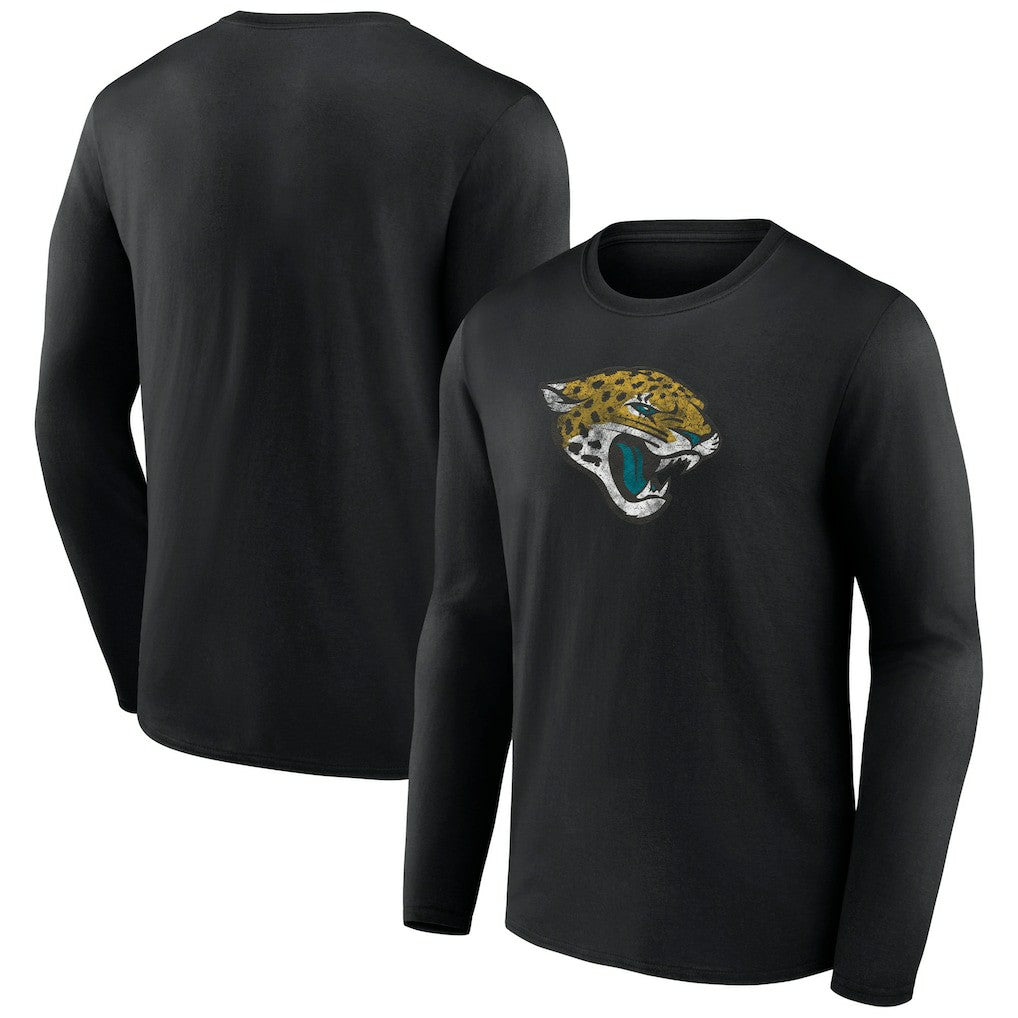 Jacksonville Jaguars Throwback Long Sleeve T-Shirt - Black online