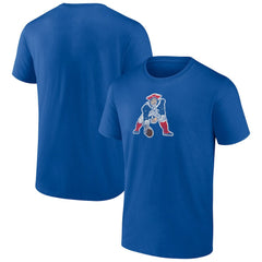 New England Patriots Throwback T-Shirt - Royal cheap