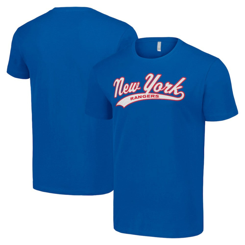 New York Rangers Starter Tailsweep T-Shirt - Blue T-shirts