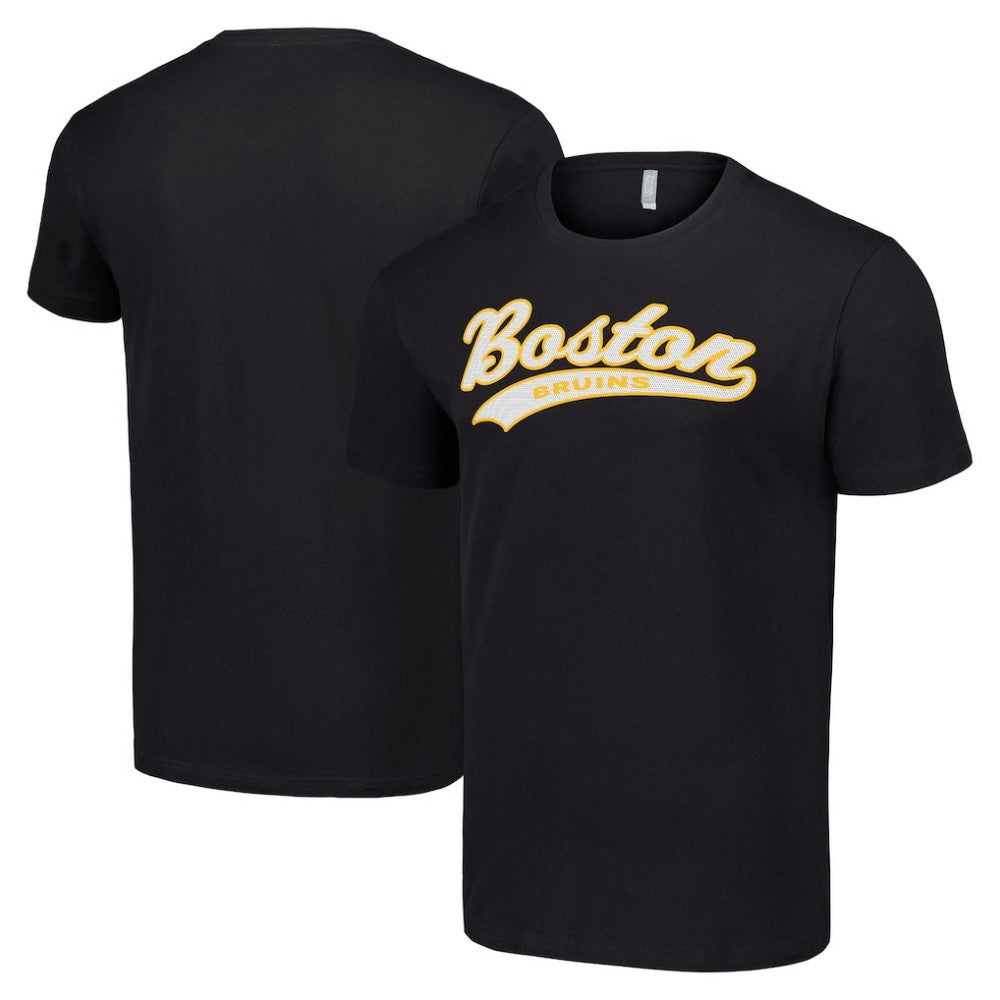 Boston Bruins Starter Tailsweep T-Shirt - Black T-shirts