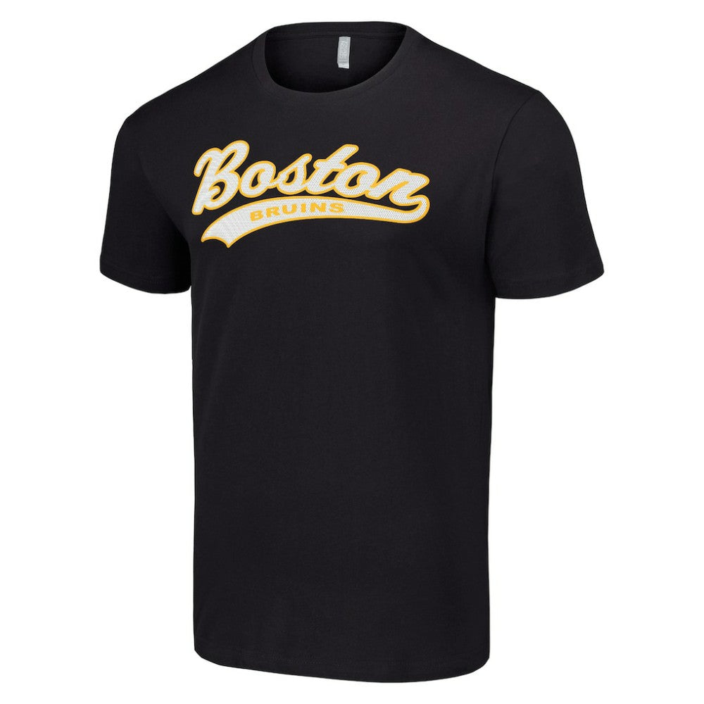 Boston Bruins Starter Tailsweep T-Shirt - Black T-shirts