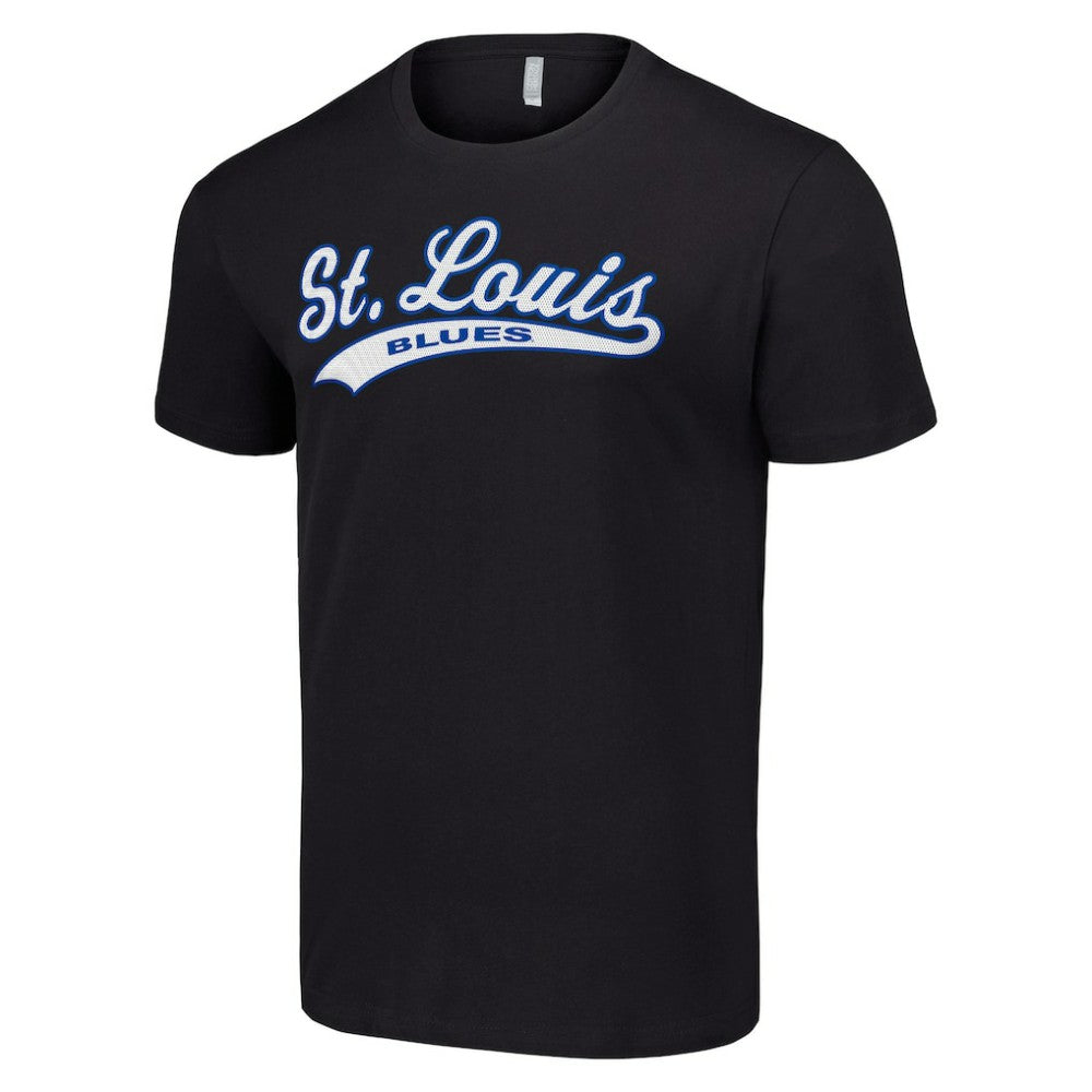 St. Louis Blues Starter Tailsweep T-Shirt - Black T-shirts