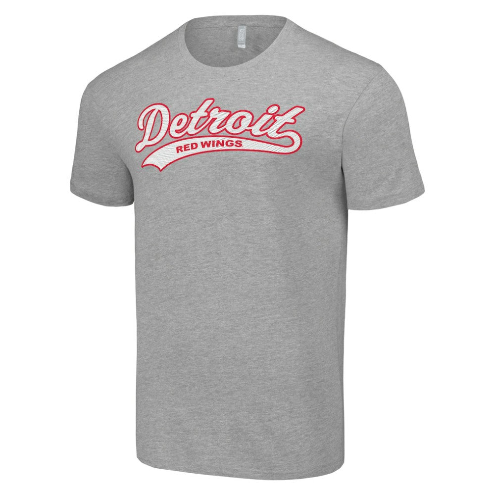 Detroit Red Wings Starter Tailsweep T-Shirt - Heather Gray T-shirts
