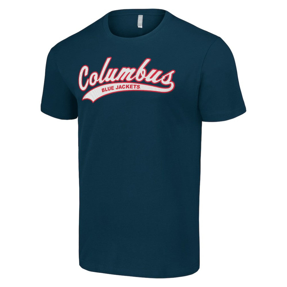 Columbus Blue Jackets Starter Tailsweep T-Shirt - Navy T-shirts