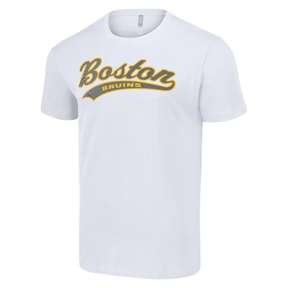 Boston Bruins Starter Tailsweep T-Shirt - White T-shirts