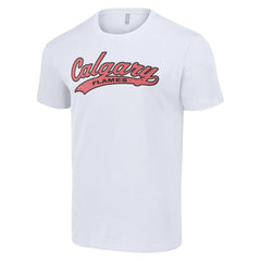 Calgary Flames Starter Tailsweep T-Shirt - White T-shirts