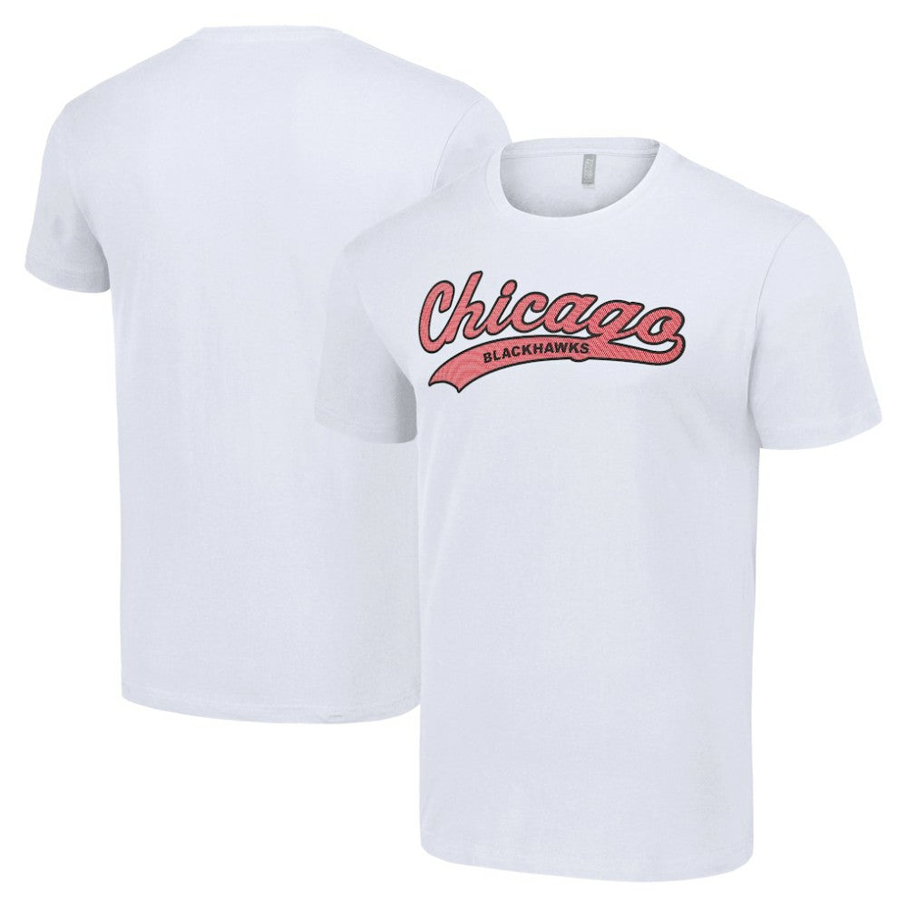Chicago Blackhawks Starter Tailsweep T-Shirt - White T-shirts