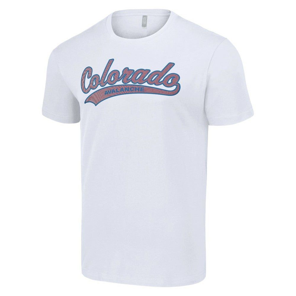 Colorado Avalanche Starter Tailsweep T-Shirt - White T-shirts