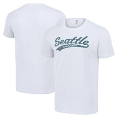 Seattle Kraken Starter Tailsweep T-Shirt - White T-shirts