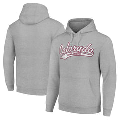 Colorado Avalanche Starter Tailsweep Fleece Tri-Blend Pullover Hoodie - Heather Gray Hoodies