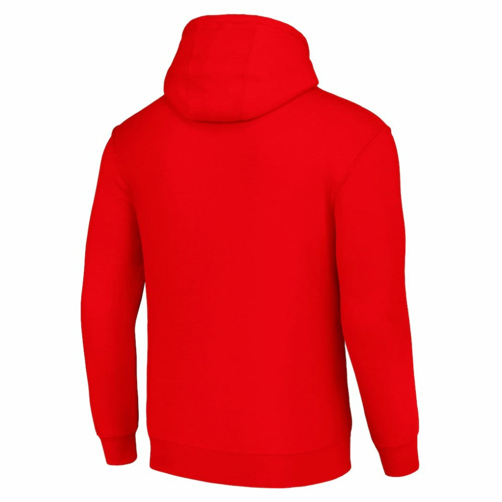 Detroit Red Wings Starter Tailsweep Fleece Tri-Blend Pullover Hoodie - Red Hoodies