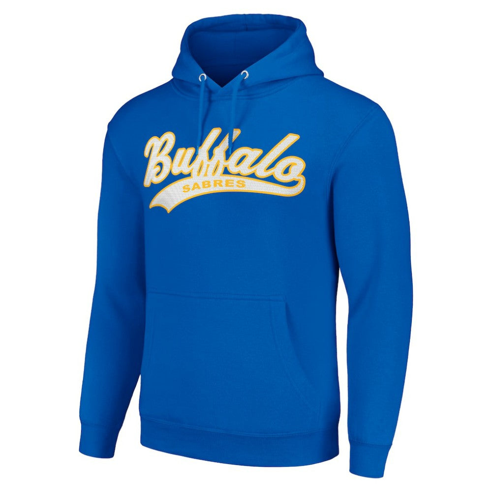 Buffalo Sabres Starter Tailsweep Fleece Tri-Blend Pullover Hoodie - Royal Hoodies
