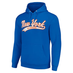 New York Islanders Starter Tailsweep Fleece Tri-Blend Pullover Hoodie - Royal Hoodies