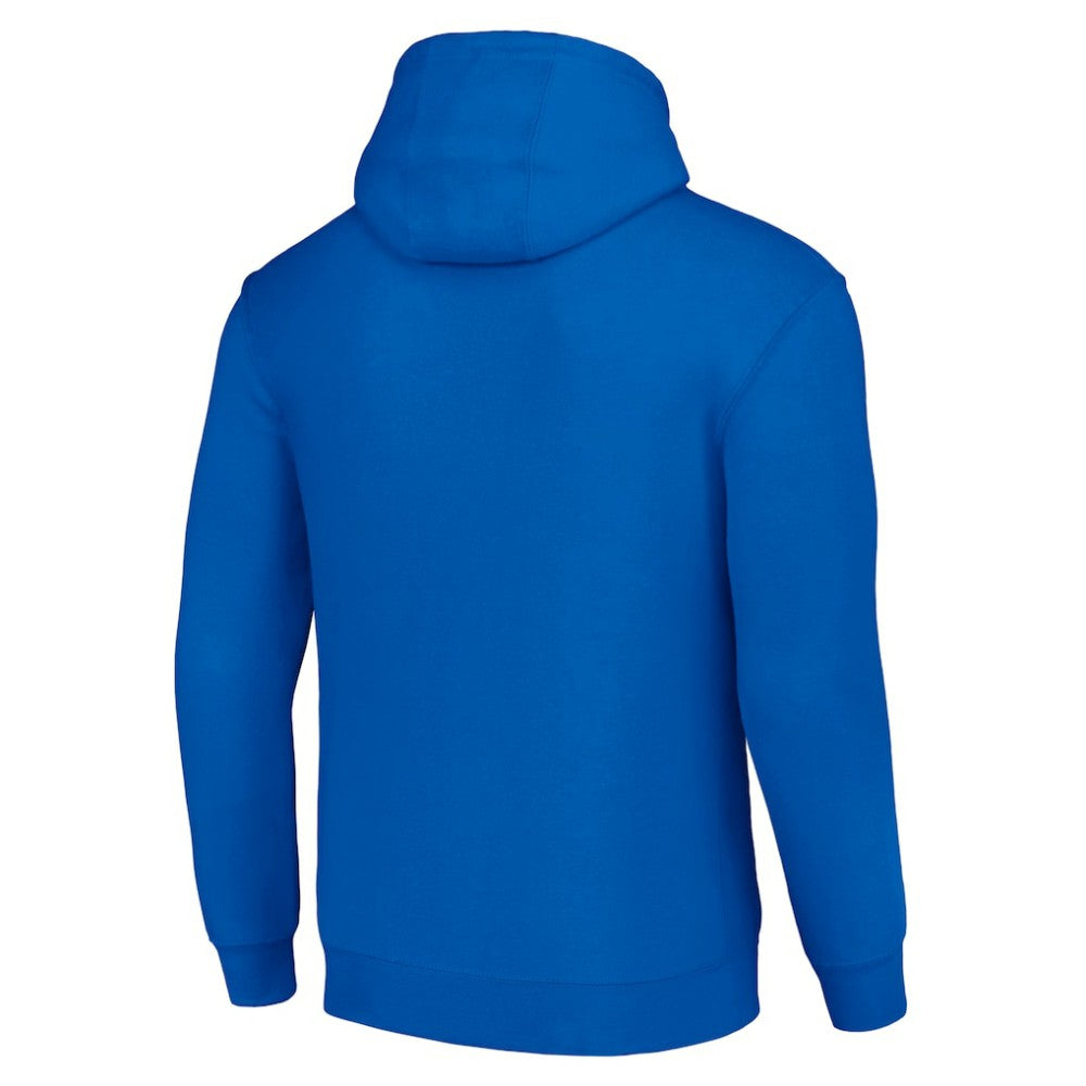 New York Rangers Starter Tailsweep Fleece Tri-Blend Pullover Hoodie - Blue Hoodies
