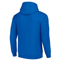 New York Rangers Starter Tailsweep Fleece Tri-Blend Pullover Hoodie - Blue Hoodies