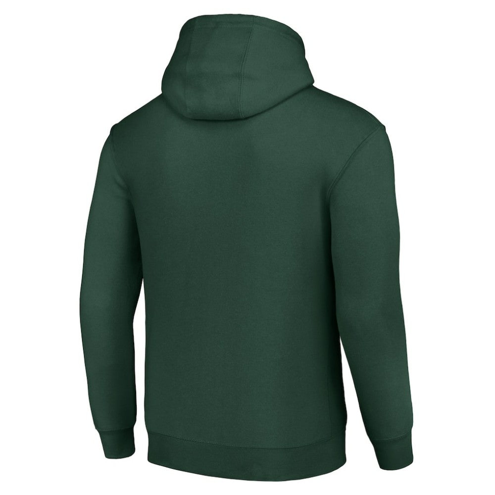 Dallas Stars Starter Tailsweep Fleece Tri-Blend Pullover Hoodie - Green Hoodies