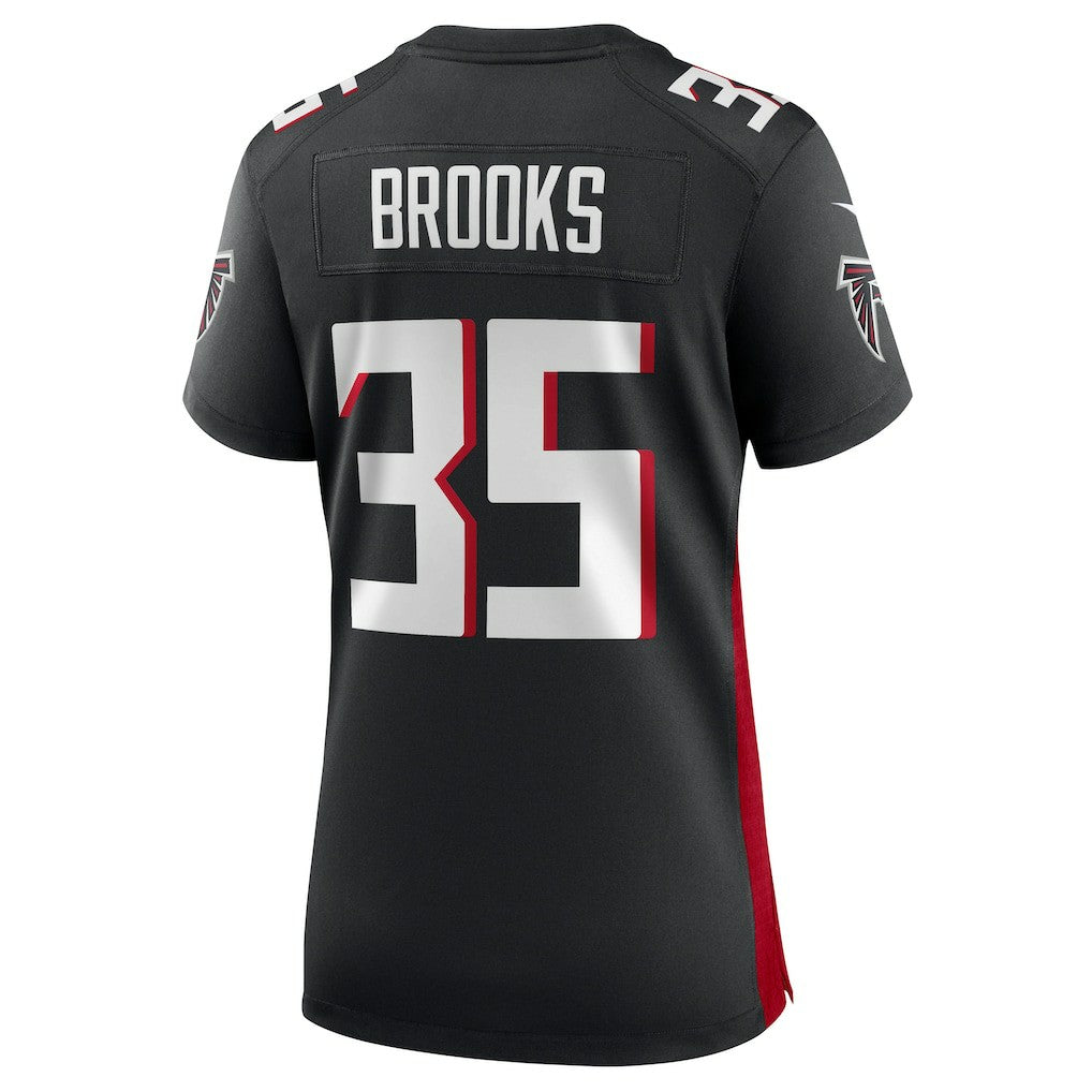 Natrone Brooks Atlanta Falcons Women's Team Game Jersey - Black for sale