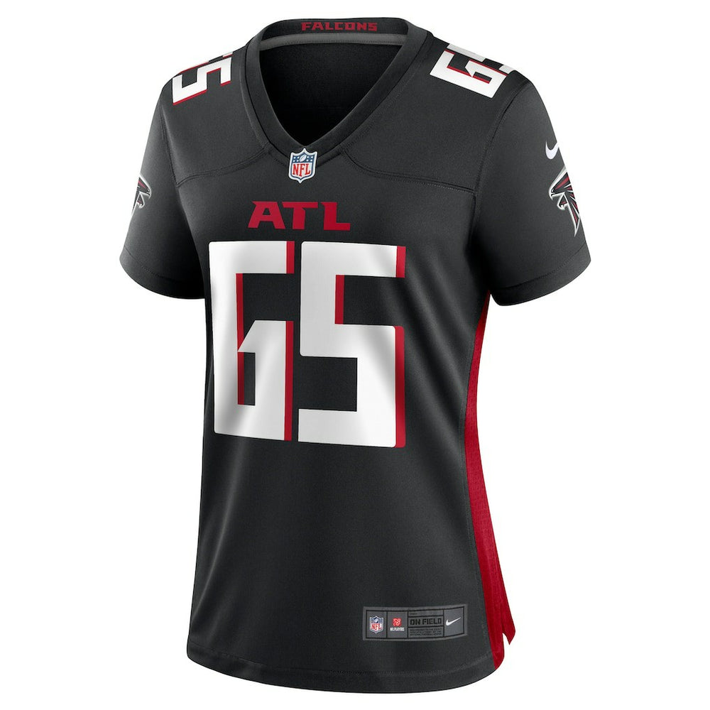 Matthew Bergeron Atlanta Falcons Women's Team Game Jersey - Black cheap