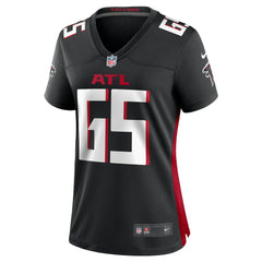 Matthew Bergeron Atlanta Falcons Women's Team Game Jersey - Black cheap
