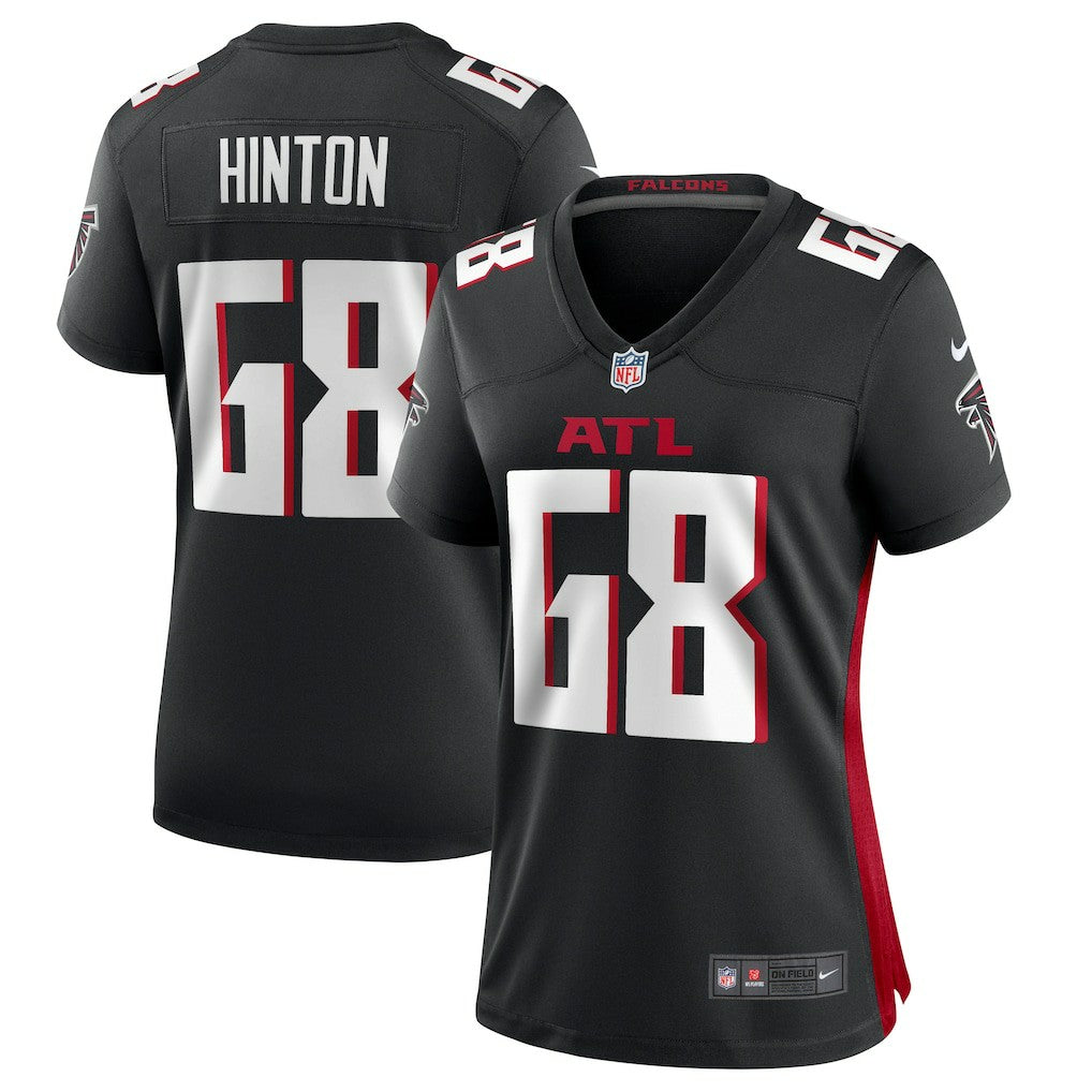 Kyle Hinton Atlanta Falcons Women's Team Game Jersey - Black discount