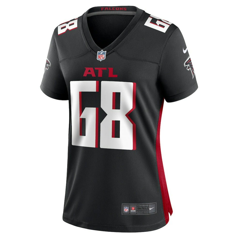 Kyle Hinton Atlanta Falcons Women's Team Game Jersey - Black discount