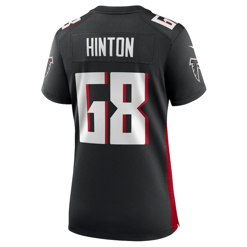 Kyle Hinton Atlanta Falcons Women's Team Game Jersey - Black discount