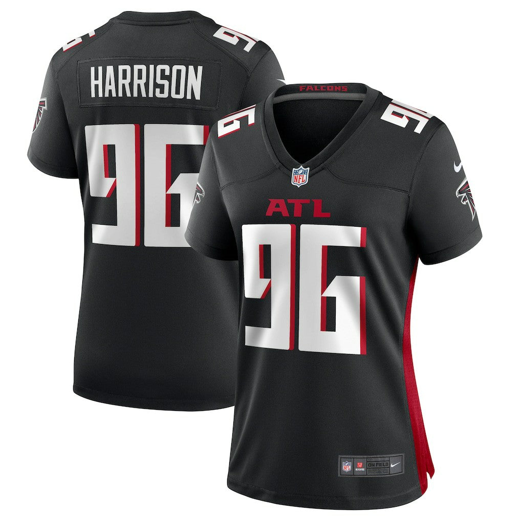 Zach Harrison Atlanta Falcons Women's Team Game Jersey - Black for sale