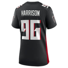 Zach Harrison Atlanta Falcons Women's Team Game Jersey - Black for sale
