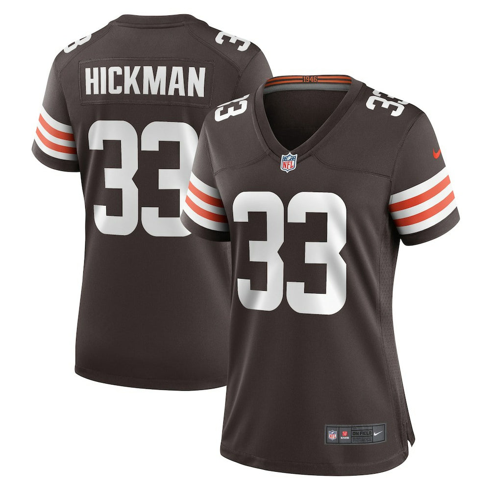 Ronnie Hickman Cleveland Browns Women's Team Game Jersey - Brown cheap
