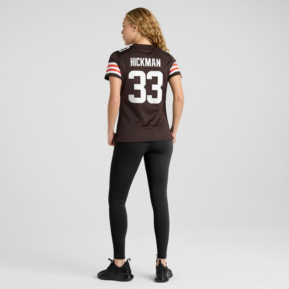 Ronnie Hickman Cleveland Browns Women's Team Game Jersey - Brown cheap