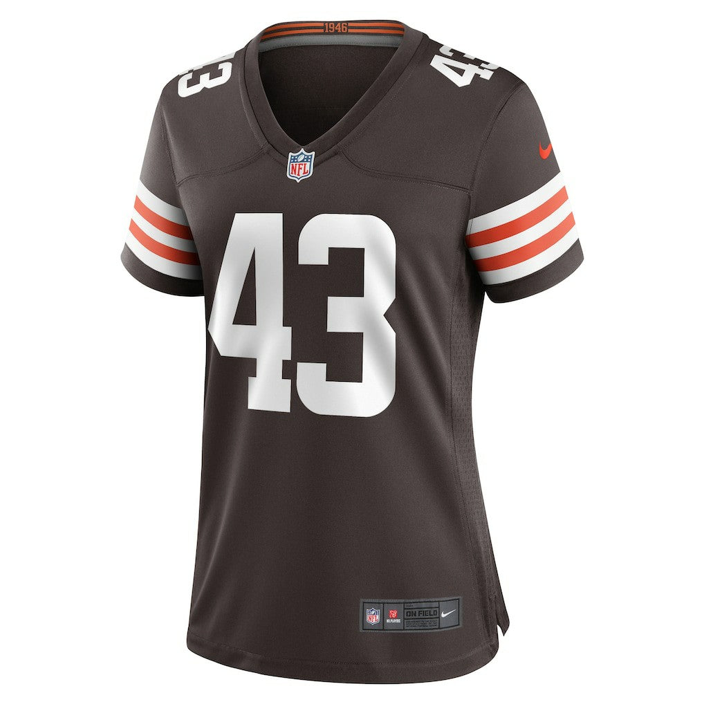 Mohamoud Diabate Cleveland Browns Women's Team Game Jersey - Brown discount