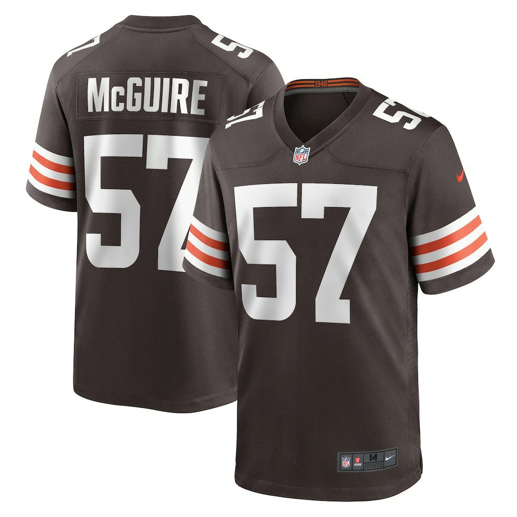 Isaiah McGuire Cleveland Browns Team Game Jersey - Brown sale