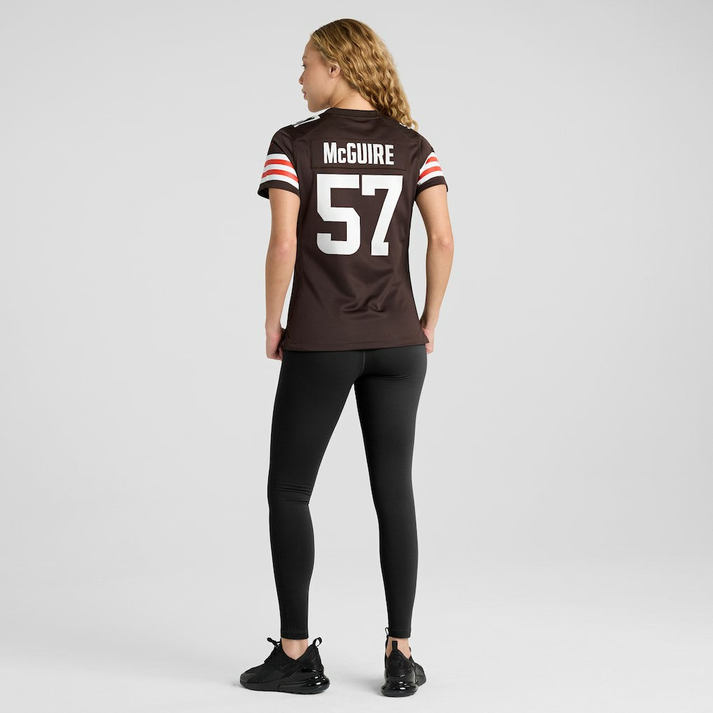 Isaiah McGuire Cleveland Browns Women's Team Game Jersey - Brown sale