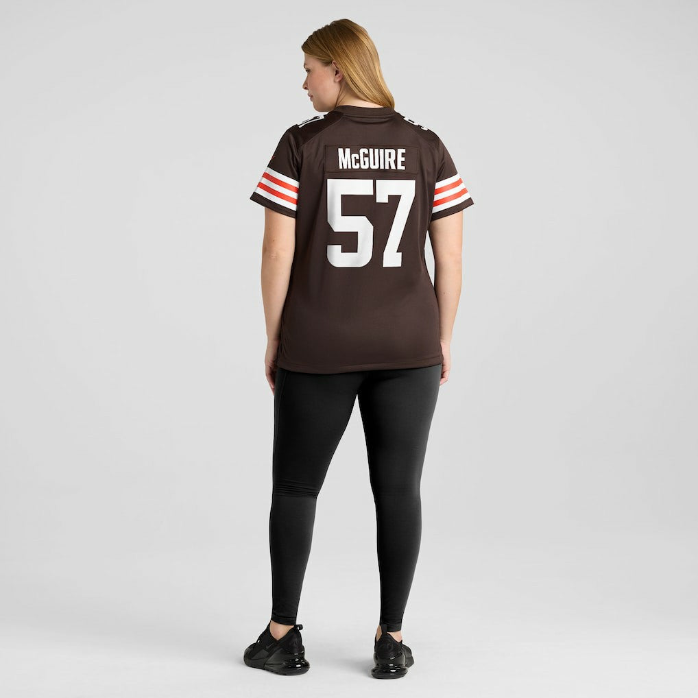 Isaiah McGuire Cleveland Browns Women's Team Game Jersey - Brown sale