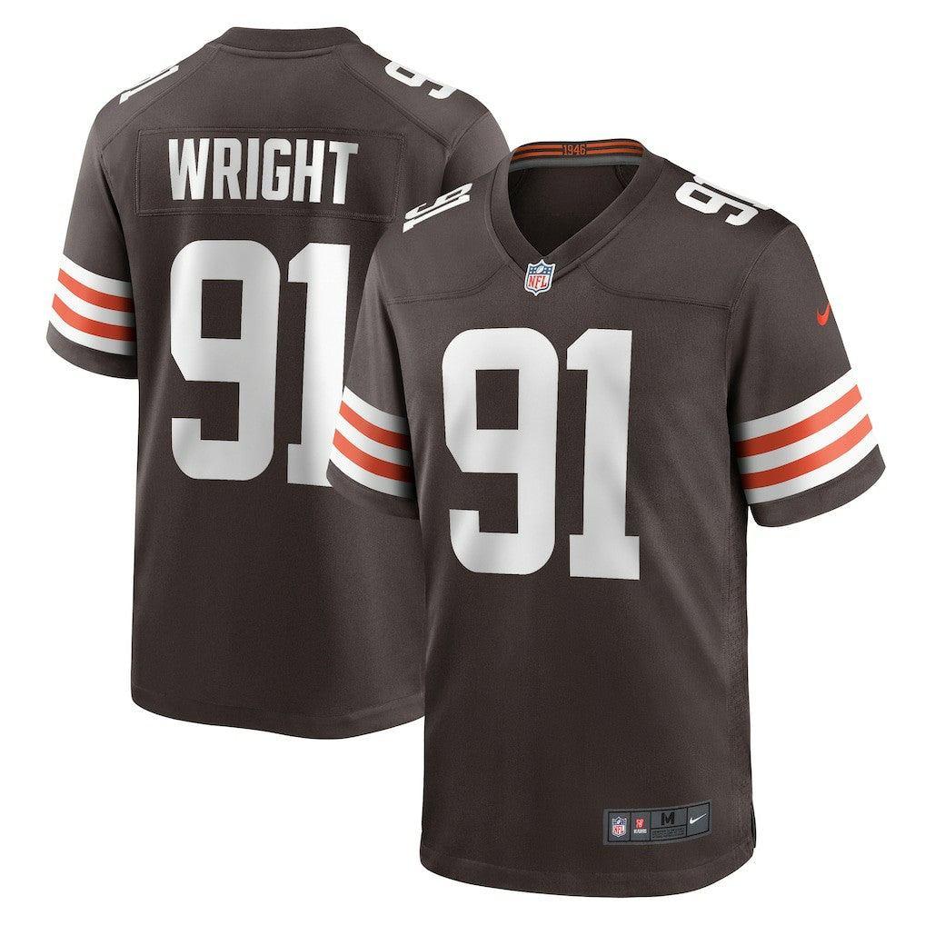 Alex Wright Cleveland Browns Team Game Jersey - Brown on sale