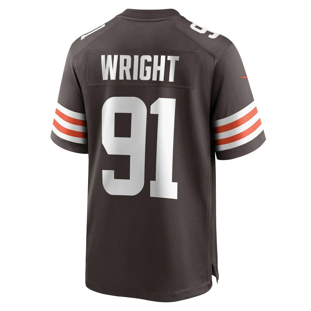 Alex Wright Cleveland Browns Team Game Jersey - Brown on sale