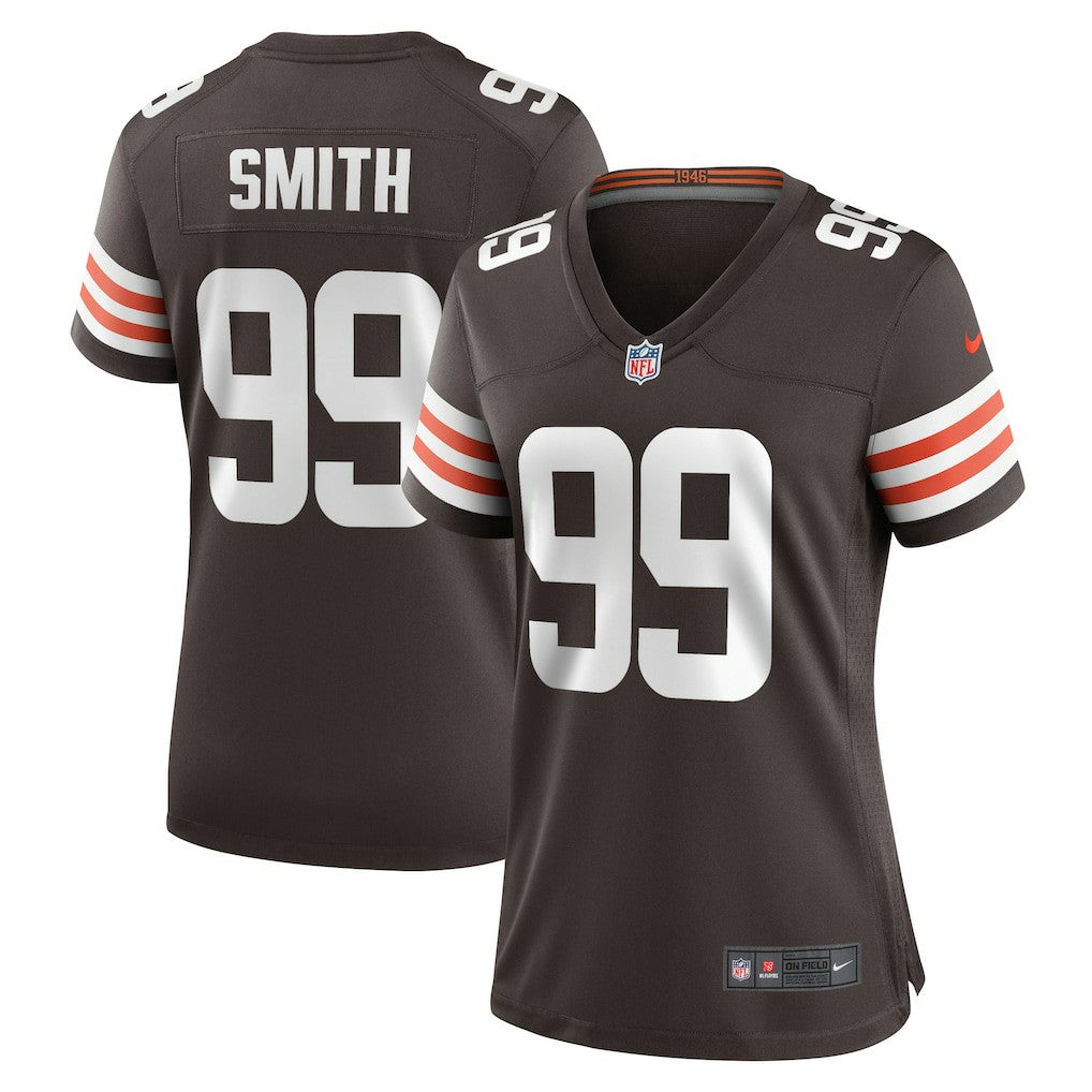 Za'Darius Smith Cleveland Browns Women's Team Game Jersey - Brown online