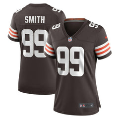 Za'Darius Smith Cleveland Browns Women's Team Game Jersey - Brown online