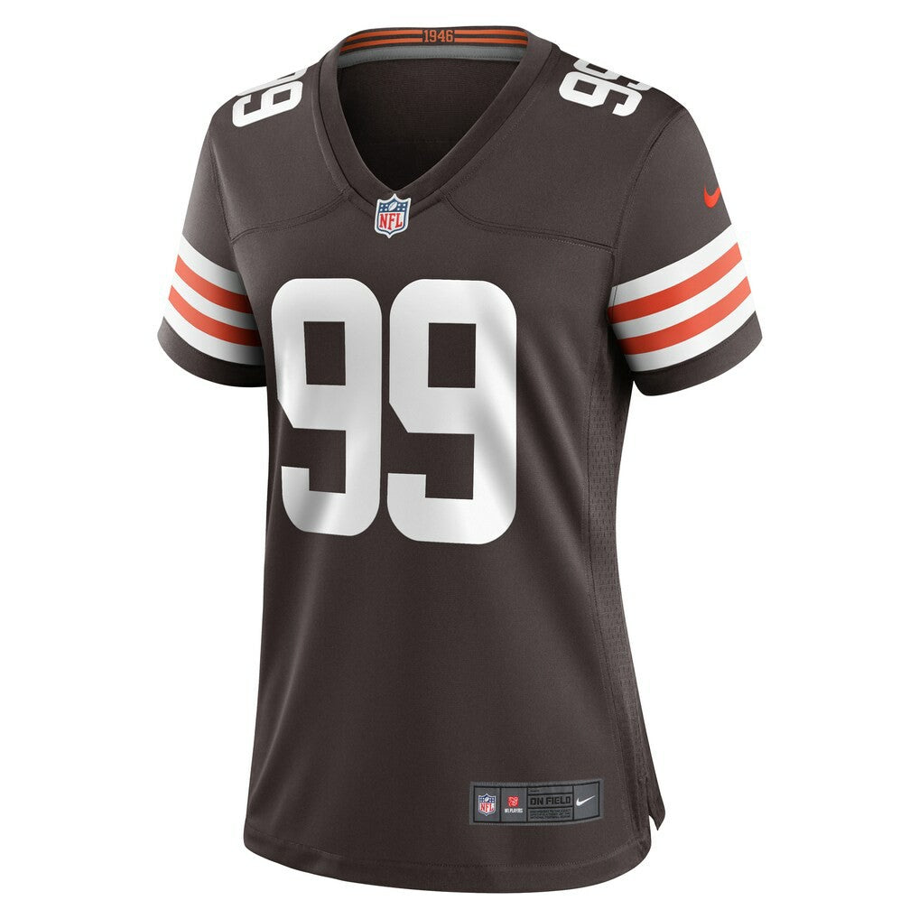 Za'Darius Smith Cleveland Browns Women's Team Game Jersey - Brown online