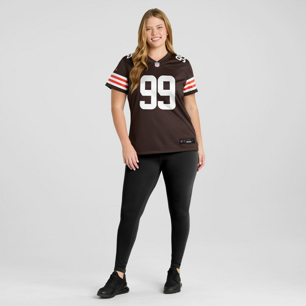 Za'Darius Smith Cleveland Browns Women's Team Game Jersey - Brown online
